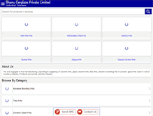Tablet Screenshot of fritsindia.com